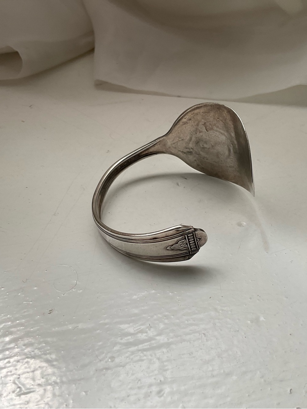 Vintage Silver Spoon Cuff Bracelet